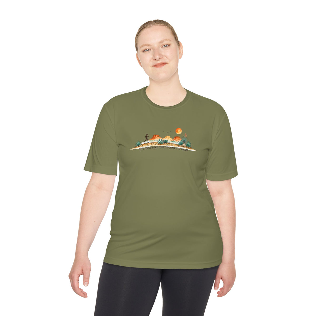 Arid Western "The Only Pace that Counts is Yours" Graphic Tee